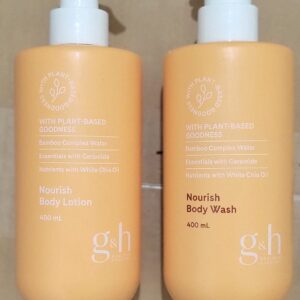 2x Amway g&H Body Wash & Lotion 400ml