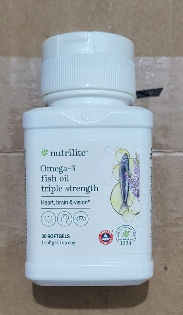 IMG 20250507 WA0017 Nutrition & Vitamins Amway Omega-3 Fish Oil Triple Strength Nutrilite™