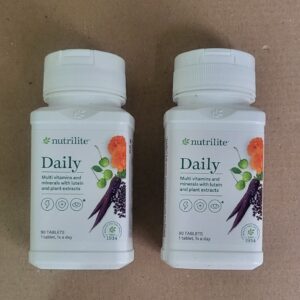 2 x Amway NUTRILITE Daily Multivitamin 90 Tablets Immune Support Organic Ingredients