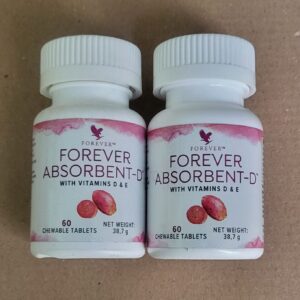 2x FOREVER ABSORBENT-D | Chewable Vitamin D Supplement | Free 48h Delivery