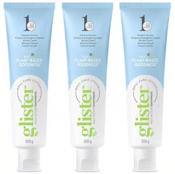 3x Amway GLISTER Multi-Action Fluoride Toothpaste