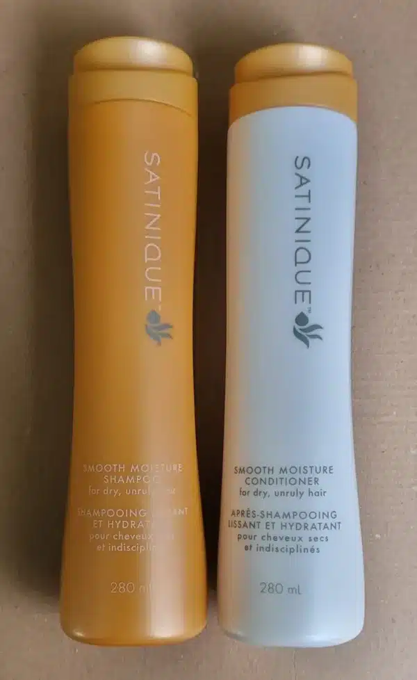2 x Amway Satinique Smooth Moisture Shampoo & Conditioner For All Hair Types 280 ml