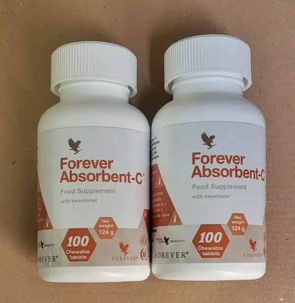 2 x Forever Absorbent-C – 100 Tablets Each