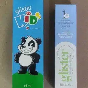 2 x Amway GLISTER Multi-Action Travel 47ml & Kids Toothpaste 65ML(For Travel)