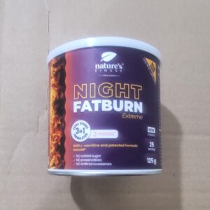 1x Natures Finest Night Fat Extreme 125g 3-in-1 Sleep Slimming Fat Burner Drink