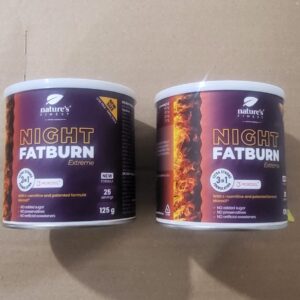 2x Natures Finest Night Fat Extreme 125g 3-in-1 Sleep Slimming Fat Burner Drink2