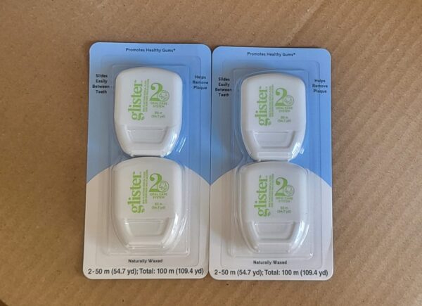 2x Amway Glister Multi-Action Dental Floss 50m Gentle & Effective Cleaning-2