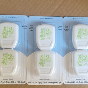 3x Amway Glister Multi-Action Dental Floss 50m Gentle & Effective Cleaning-3