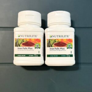 Nutrilite Iron Folic Plus 2x 120 Tablets Amway Daily Iron Supplement