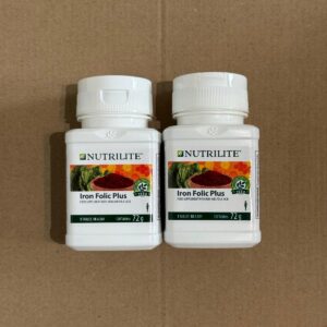Nutrilite Iron Folic Plus 2x 120 Tablets Amway Daily Iron Supplement