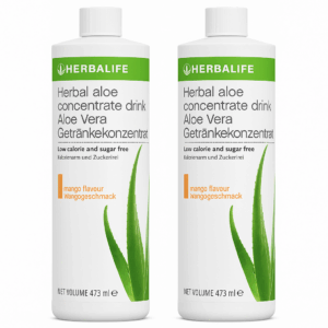 Herbalife Aloe Concentrate Mango 473ml 2 Bottles