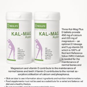 NeoLife Kal-Mag Plus D – 2 Bottles 360 Tablets Calcium D