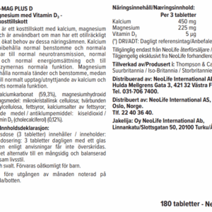 NeoLife Kal-Mag Plus D – 180 Tablets Calcium Magnesium D